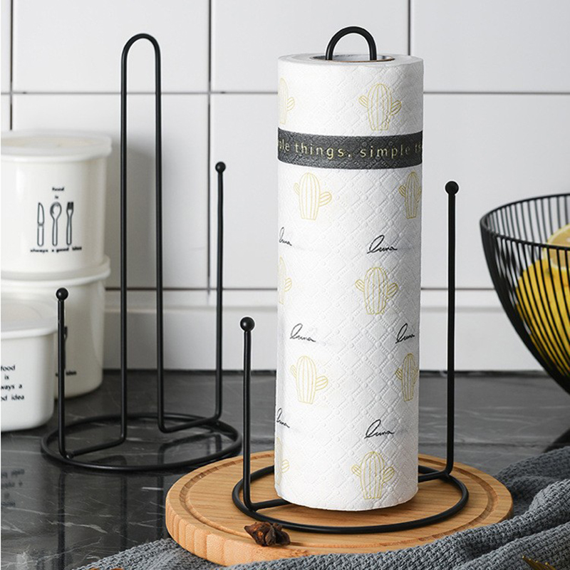 Kitchen Baking Paper Holder - 1PC Iron Vertical Paper Towel Holder
