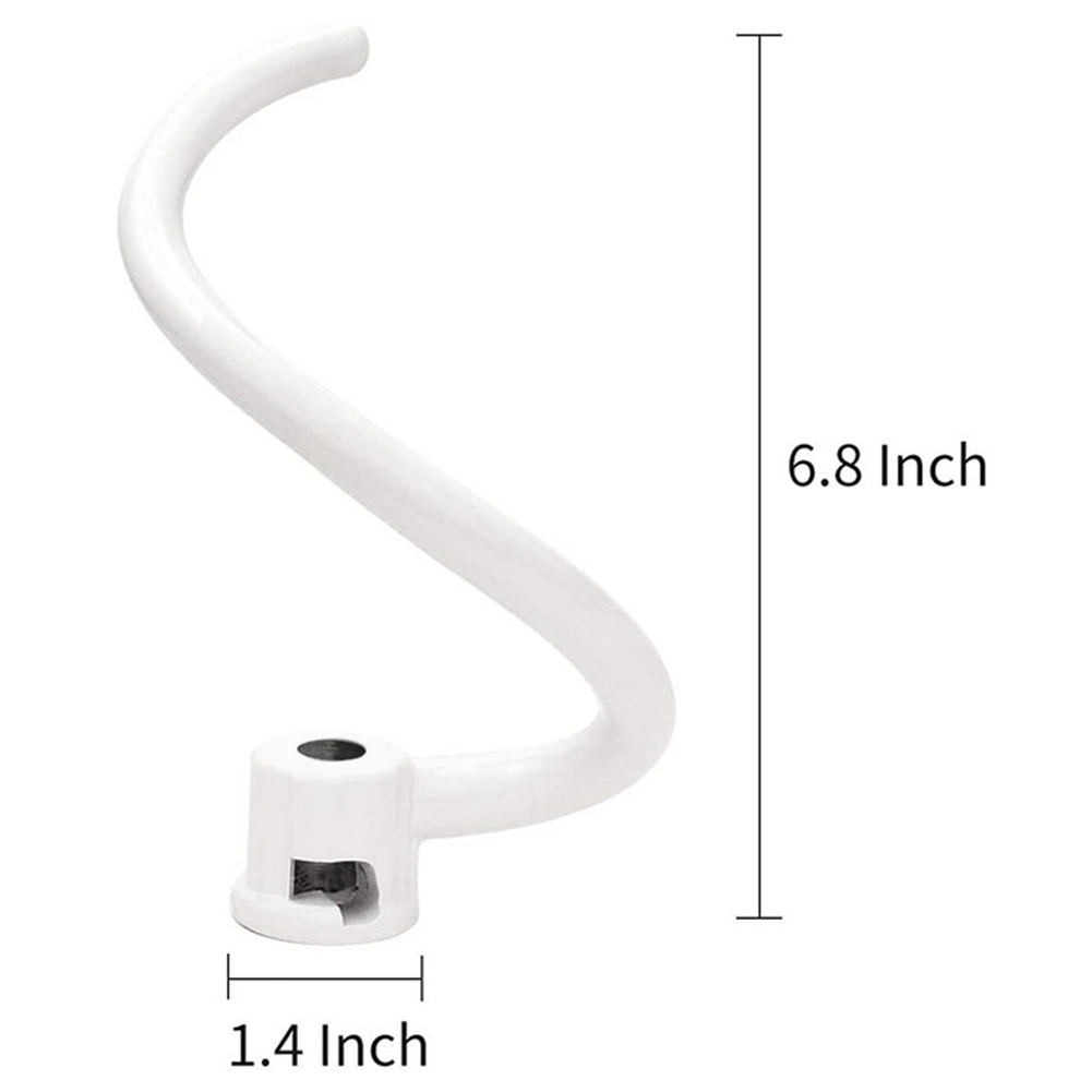 Kitchenaid Baking Set - YCOC-Spiral Coated Metal Dough Hook For