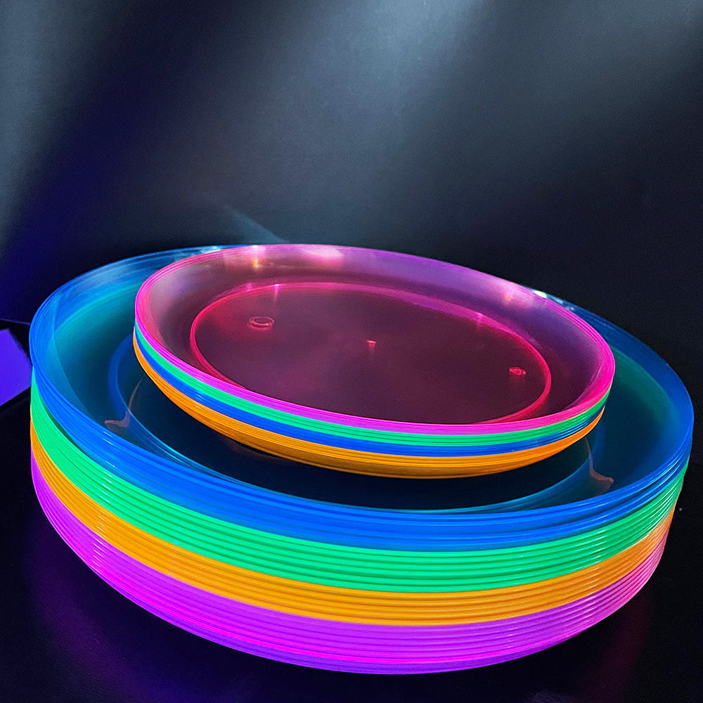 32 Pcs Neon Black Light Party  - Cake Board Round review and price