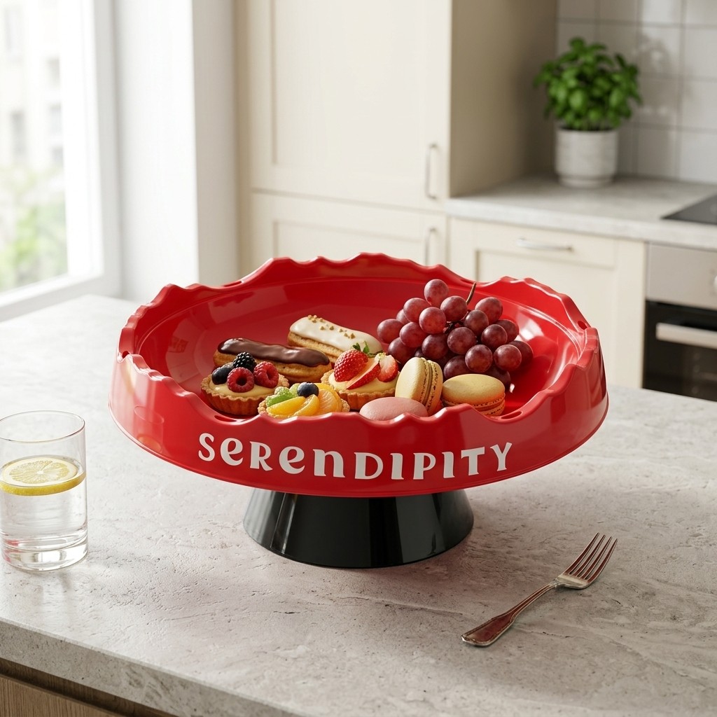 Wavy Plastic Cake Stand Detach - Cake Board Round review and price
