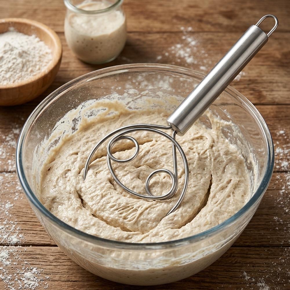 Dough Whisk Bread Mixer Stainl - Kitchen Baking Blender review and price