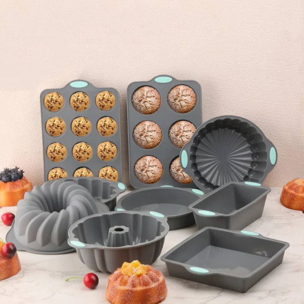 Silicone Cake Molds Heat Resis - Kitchen Oven Baking Pans review and price
