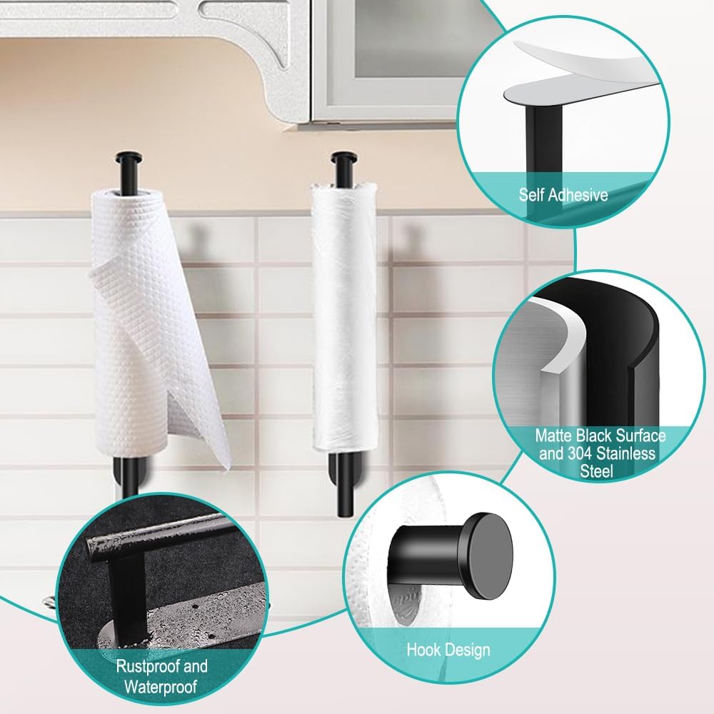 Self Adhesive Paper Towel Hold - Kitchen Baking Paper Holder review and price