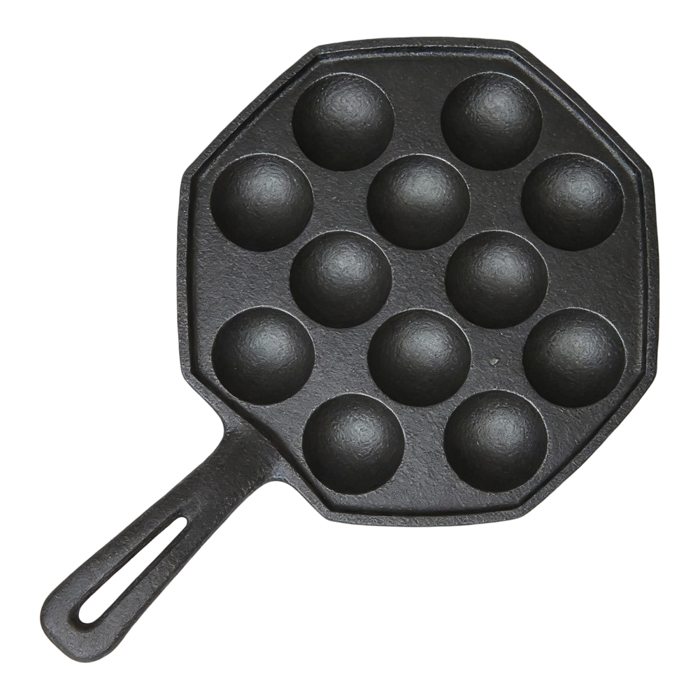 Cast Iron Takoyaki Maker 12 Pi - Baking Kitchen At Home review and price