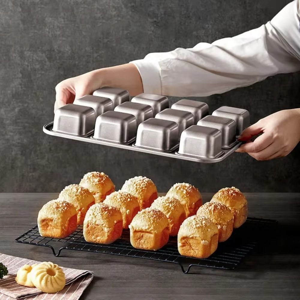 12 Cavity Square Muffin Tin Co - Muffin Tin Nonstick review and price