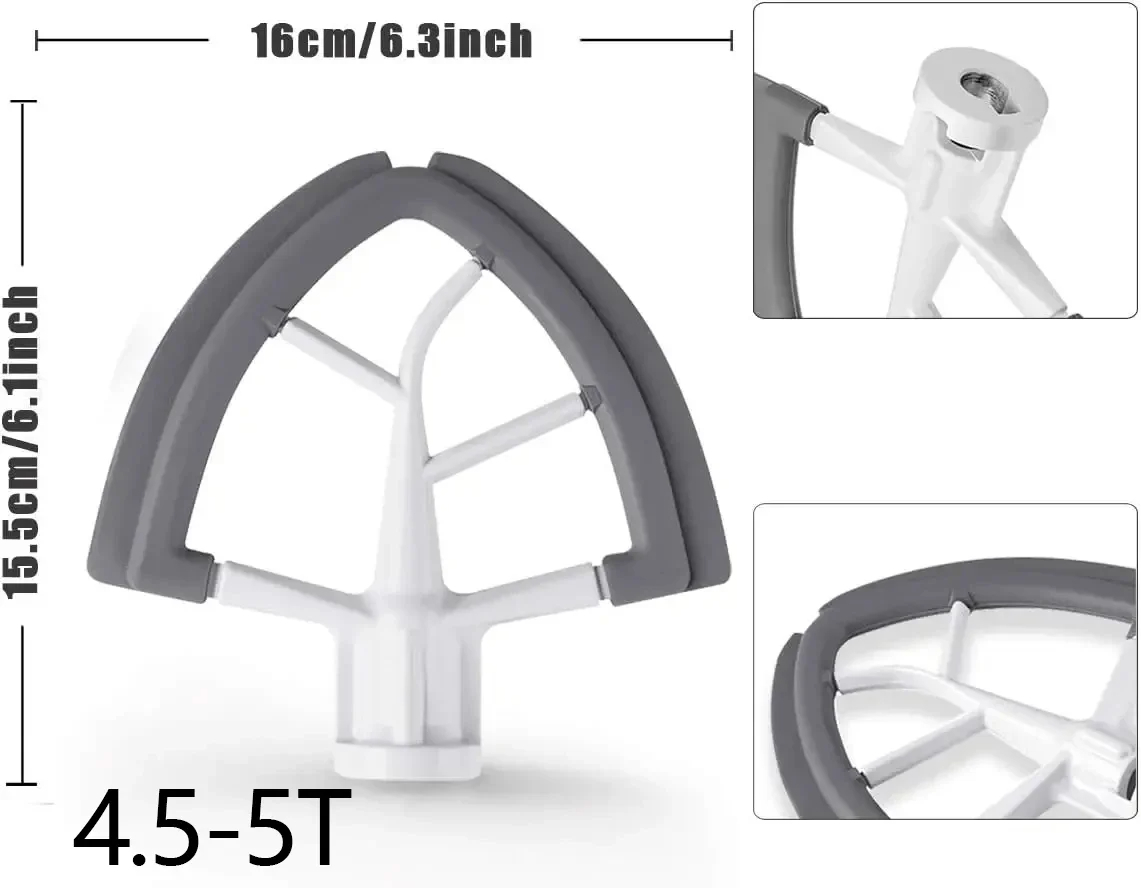 4.5-5 inch silicone accessorie - Kitchen Aid Baking Mixer review and price