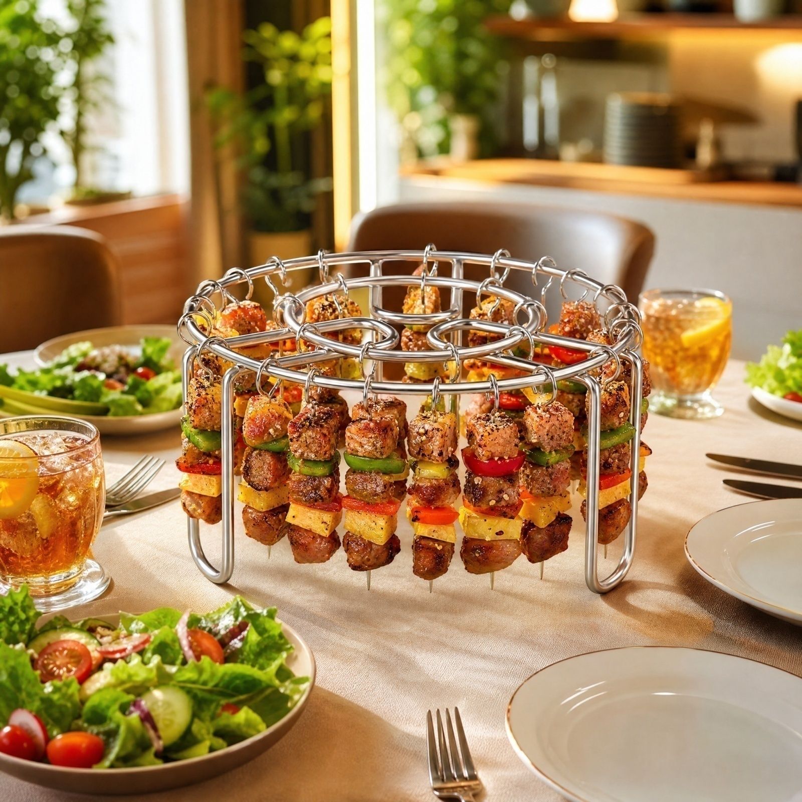 Kitchen Air Fryer Skewer Rack  - Kitchen Baking Utensils review and price