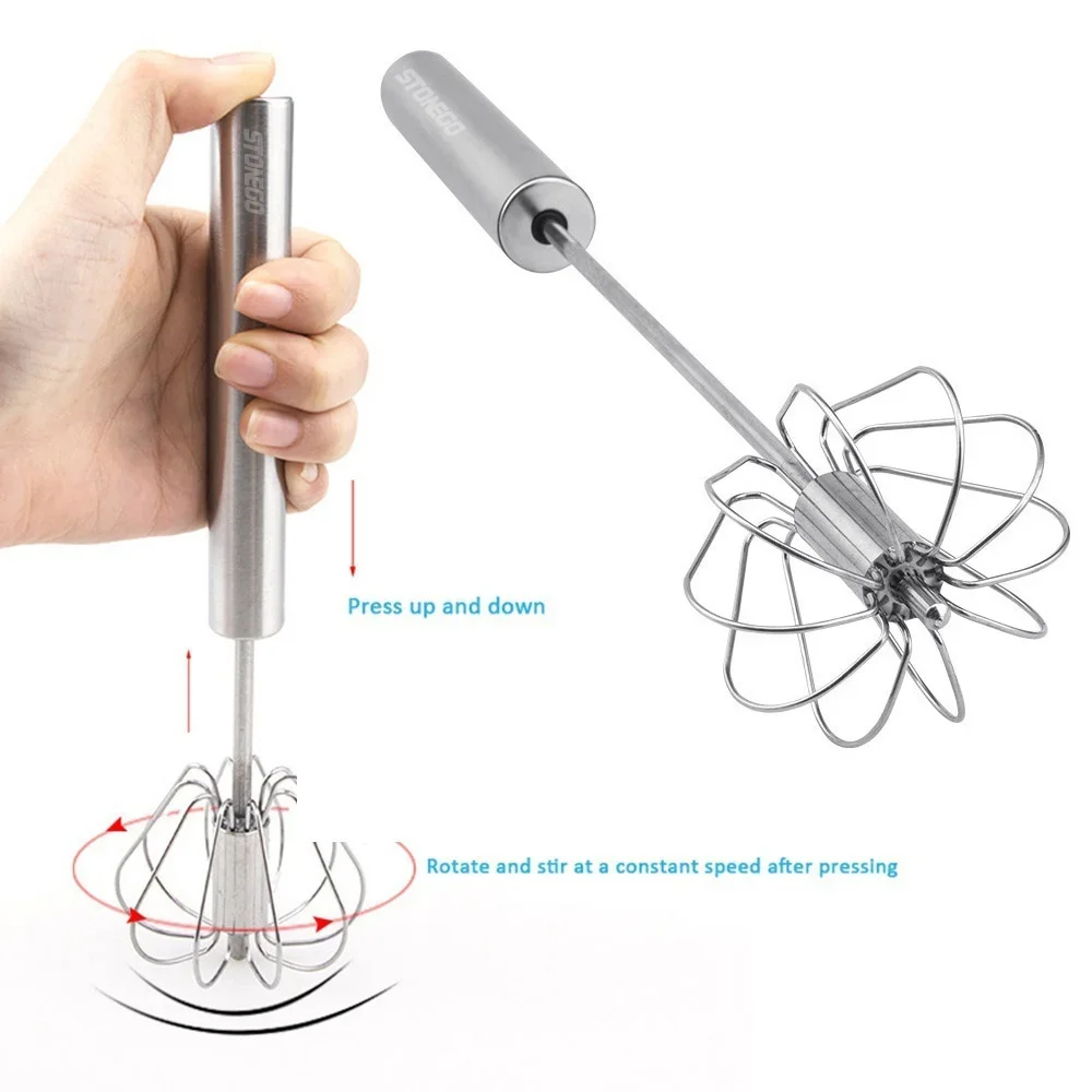 Manual Pressure Rotary Blender - Kitchen Baking Blender review and price