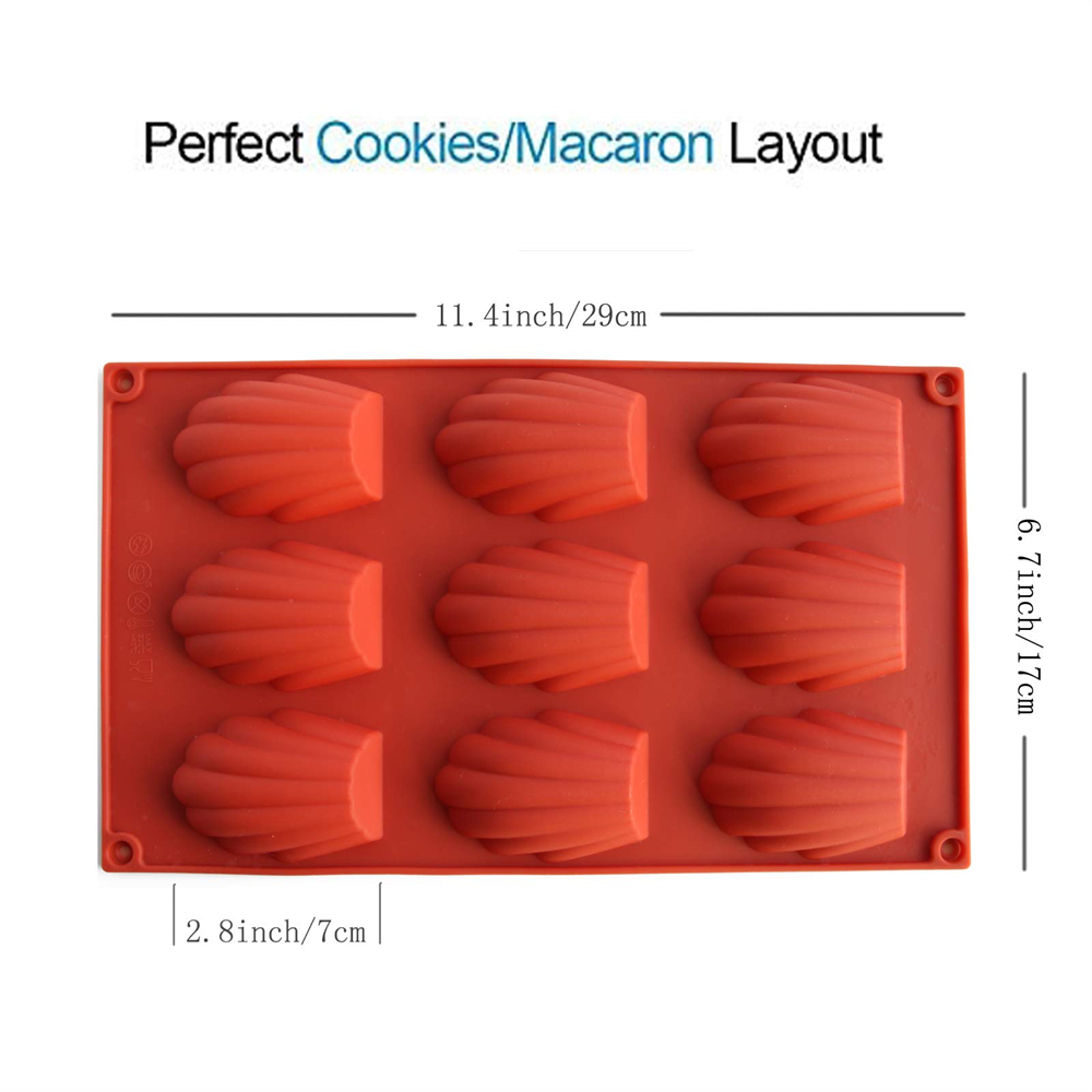 2Pcs/Set Silicone Madeline Coo - Kitchen Baking Utensils review and price