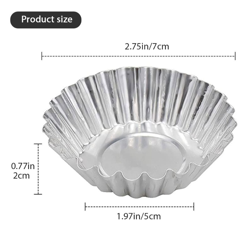 30Pcs Egg Tart Molds Mini Alum - Muffin Tin Nonstick review and price
