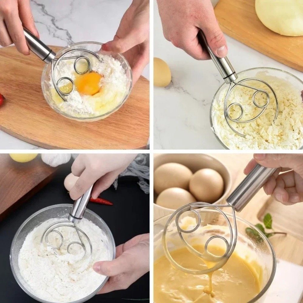 1/10PCS Dual Loop Dough Mixing - Kitchen Baking Blender review and price