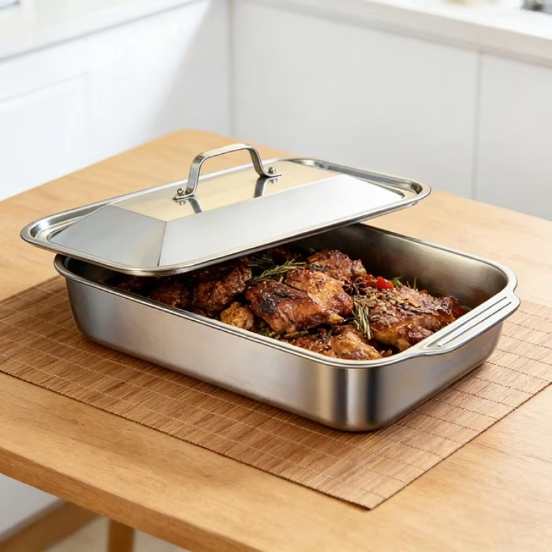 Stainless Steel Deep Baking Pa - Kitchen Oven Baking Pans review and price