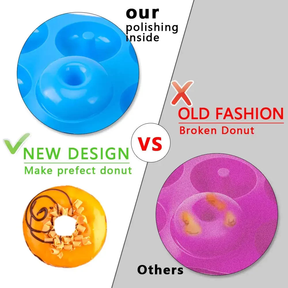 1/2pcs Silicone Muffins Donut  - Kitchen Baking Utensils review and price