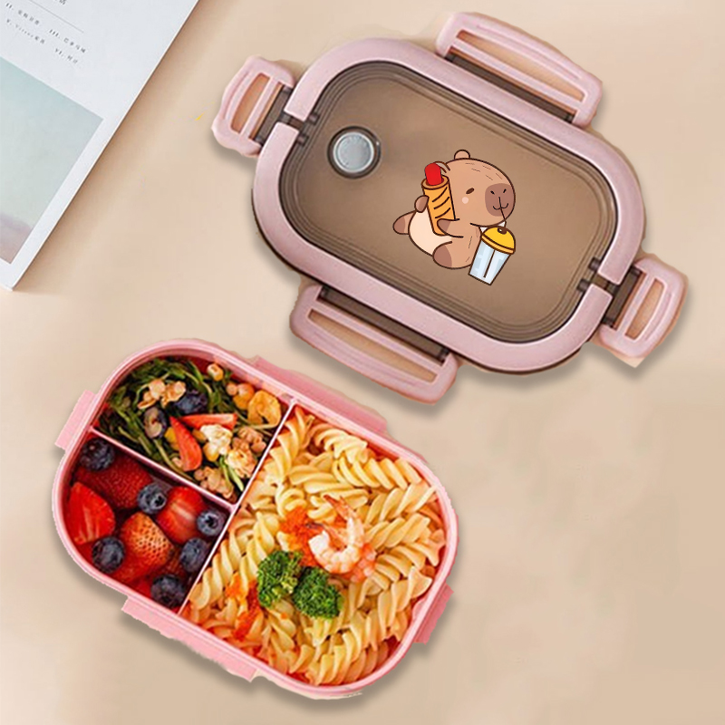 Capybara Bento Lunch Box Anime - Kitchen Baking Organization review and price