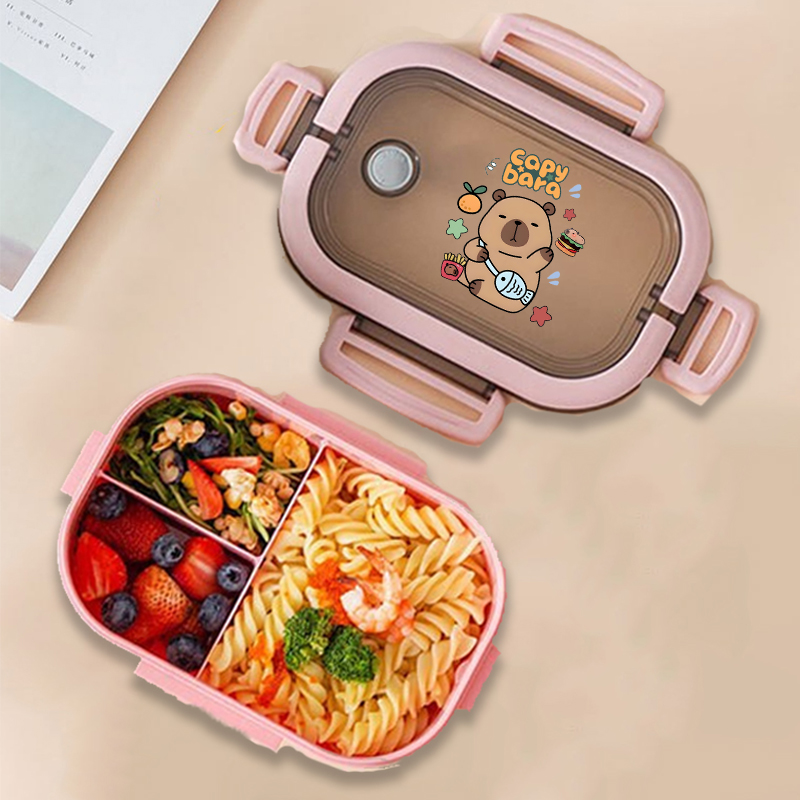 Capybara Bento Lunch Box Anime - Kitchen Baking Organization review and price