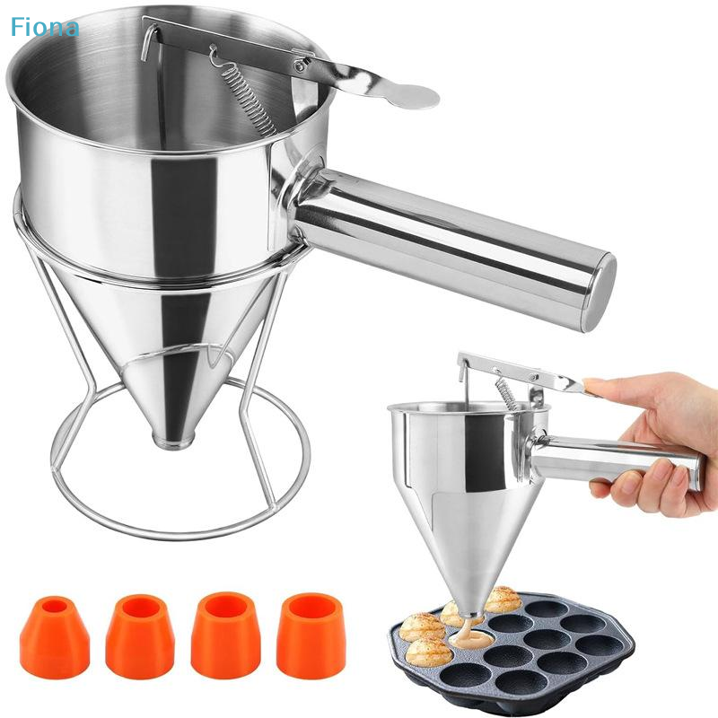 ✔Stainless Steel Funnel Dispen - Kitchen Baking Blender review and price