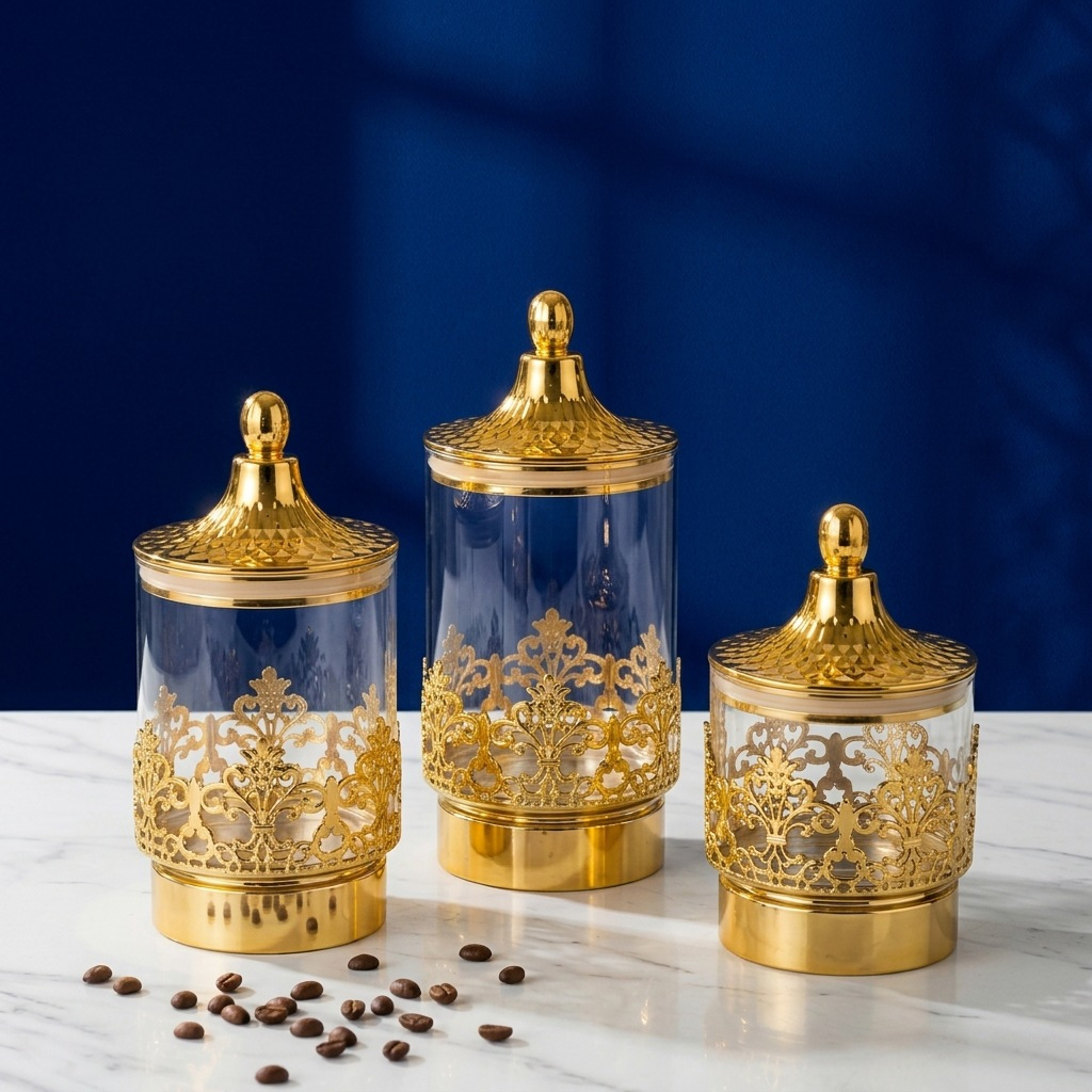 European Transparent Gold-plat - Kitchen Baking Organization review and price