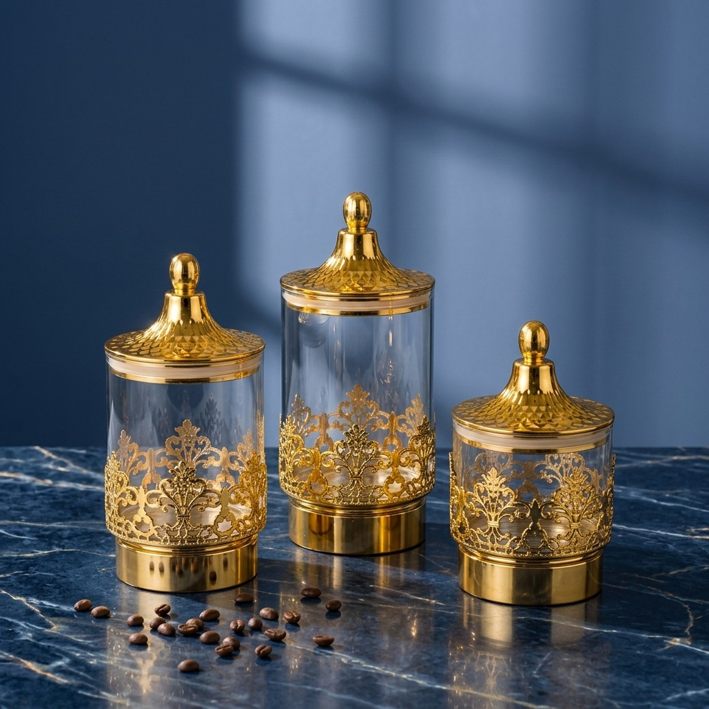 European Transparent Gold-plat - Kitchen Baking Organization review and price