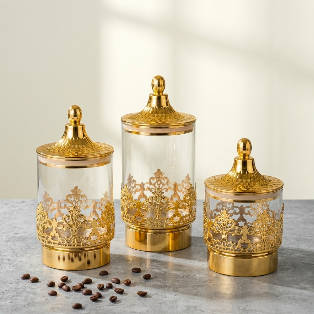 European Transparent Gold-plat - Kitchen Baking Organization review and price