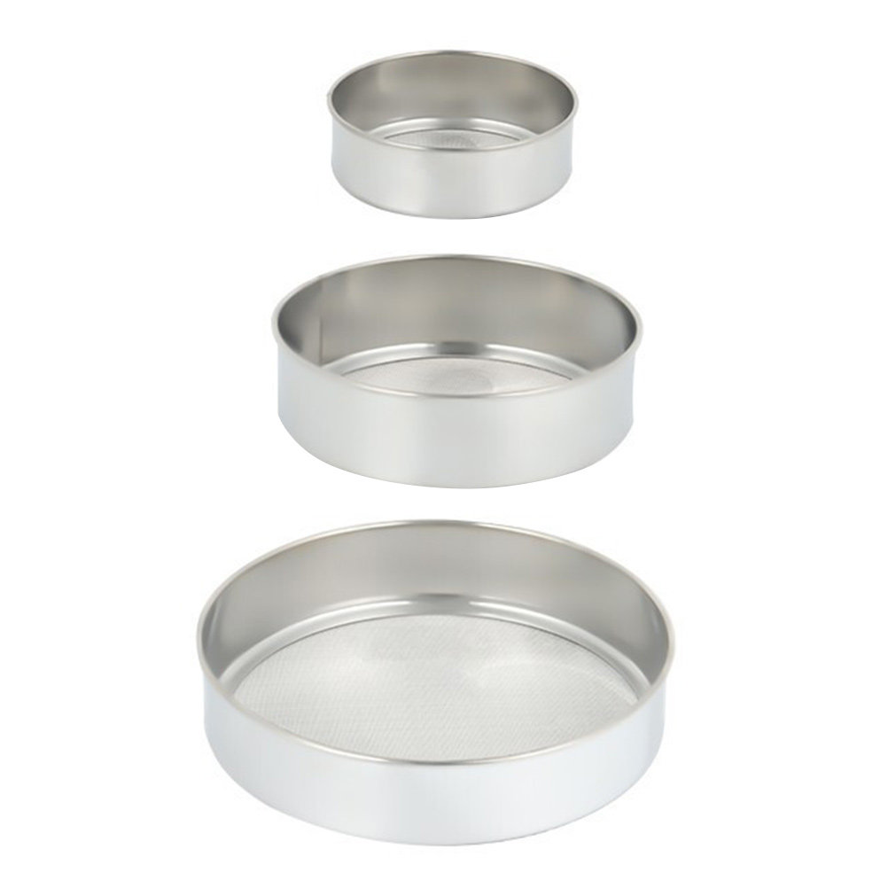 3Pcs Stainless Steel Flour Sif - Kitchen Baking Utensils review and price