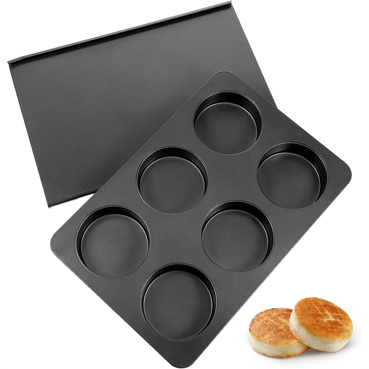 A67T NEW 6 Cup Straight Side J - Muffin Tin Nonstick review and price