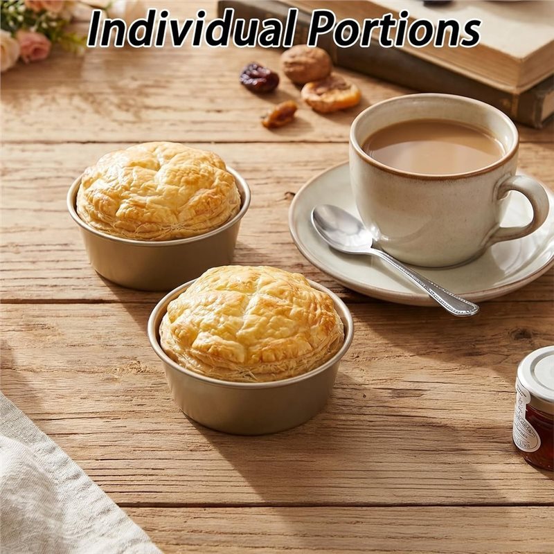ABLN-Mini Pie Pans 8-Pack, 4-I - Muffin Tin Nonstick review and price