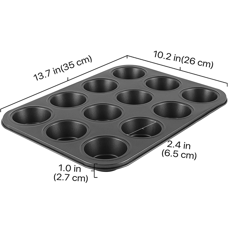 LMETJMA Muffin Tray Cupcake Ba - Muffin Tin Nonstick review and price