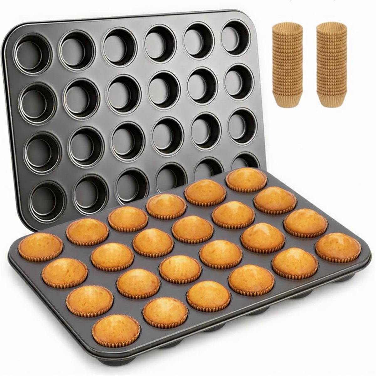 Mini Muffin Pan with Cupcake L - Muffin Tin Nonstick review and price