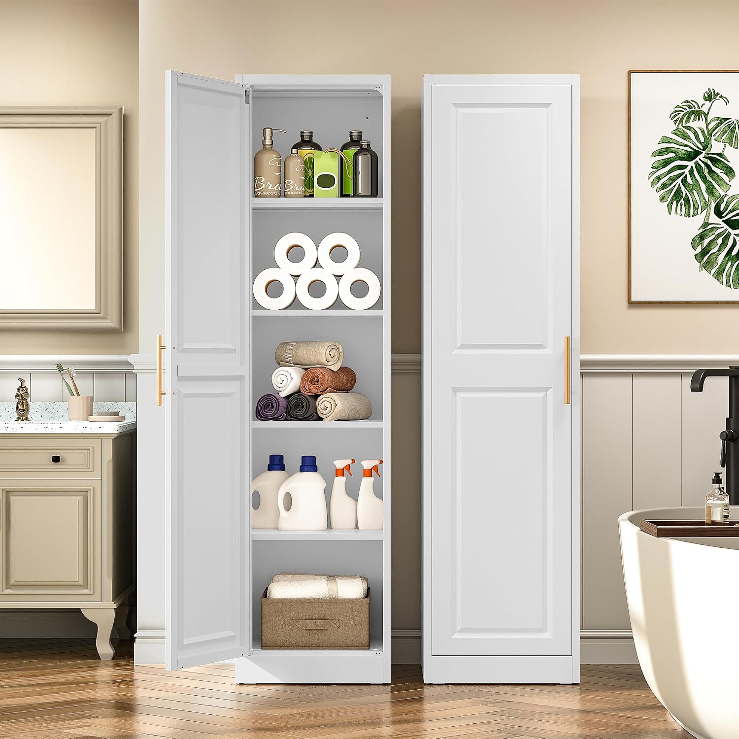 Tall Narrow Storage Cabinet Wi - Kitchen Baking Organization review and price