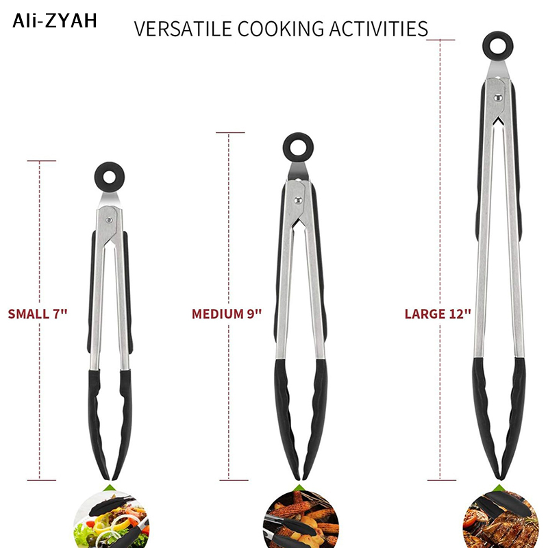 【ZA】Silicone Tongs Kitchen Ste - Kitchen Zain review and price