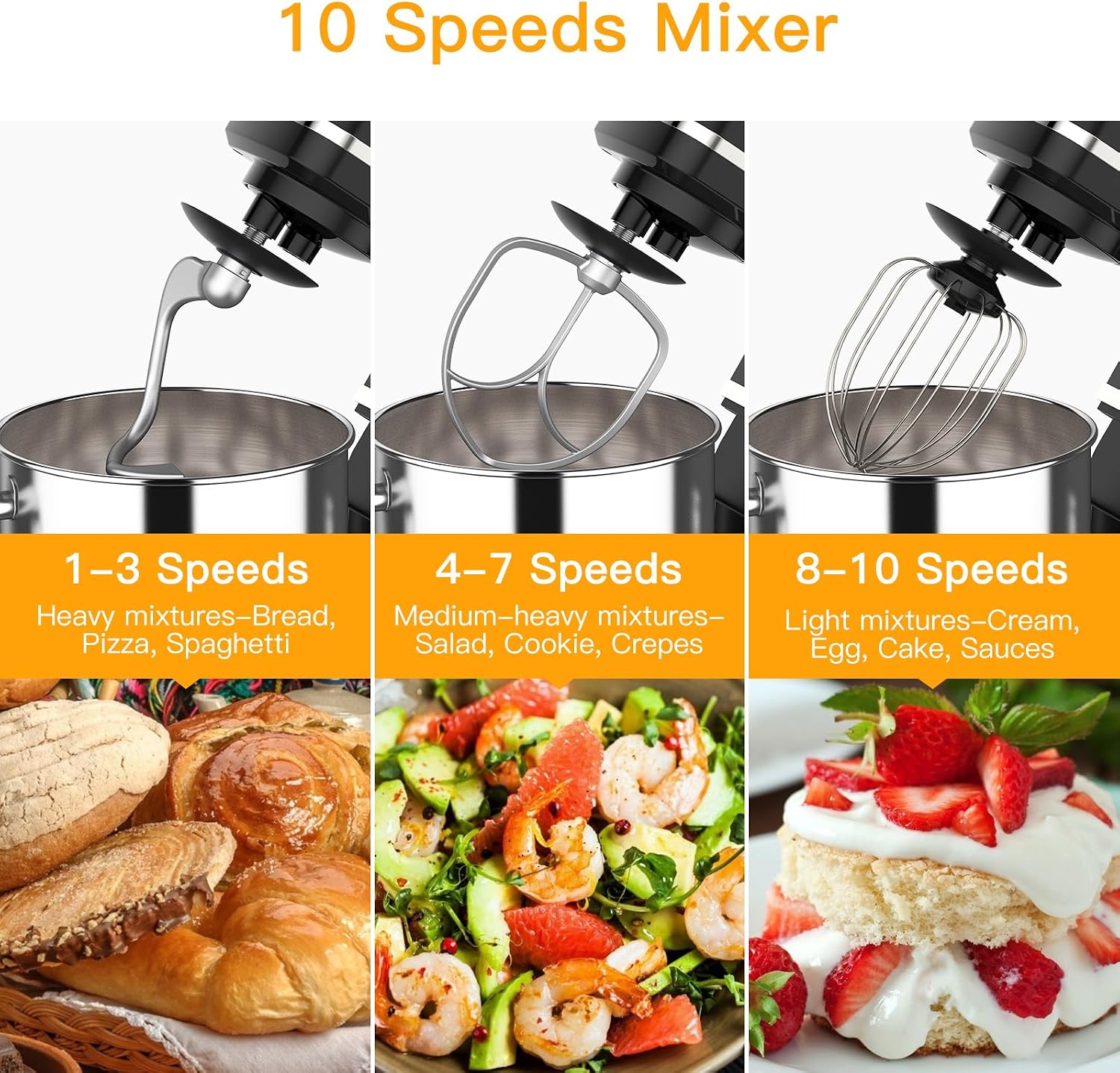 Tacleekii 7.5QT Tilt-Head Stan - Kitchen Baking Blender review and price