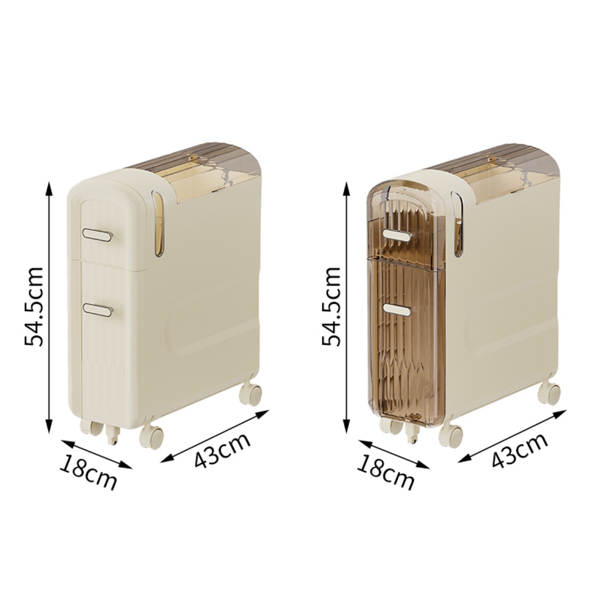 4-Tier Slim Rolling Cabinet Ba - Kitchen Baking Paper Holder review and price