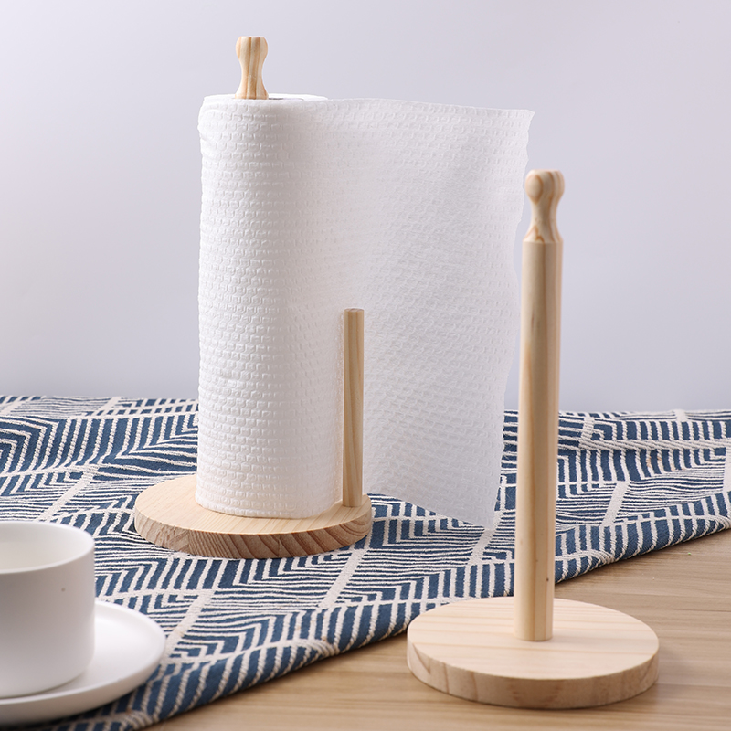 1pc Wooden Standing Paper Towe - Kitchen Baking Paper Holder review and price