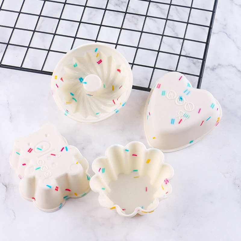 4pcs Colored Silicone Cake Cup - Kitchen Baking Utensils review and price