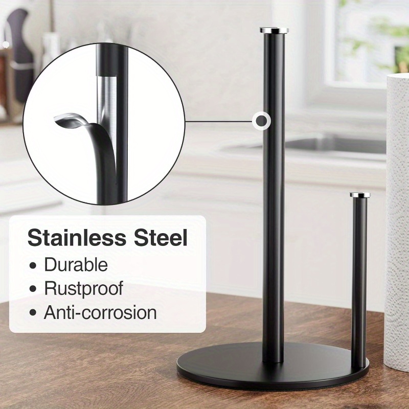 Paper Towel Holder Black, Prem - Kitchen Baking Paper Holder review and price