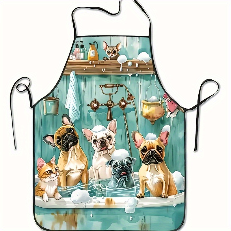 Fashion Cartoon Dog Bathing Pa - Baking Kitchen At Home review and price