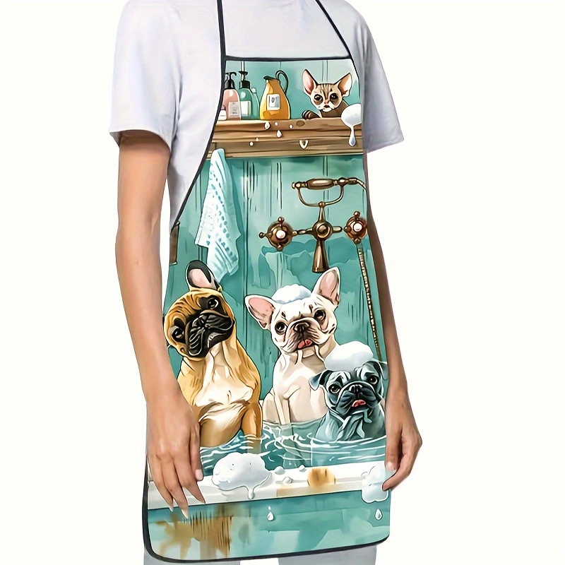 Fashion Cartoon Dog Bathing Pa - Baking Kitchen At Home review and price