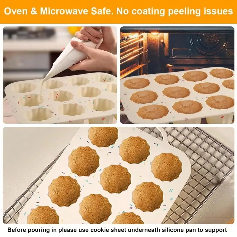 12 Cup Nonstick Cupcake Pan Fo - Muffin Tin Nonstick review and price