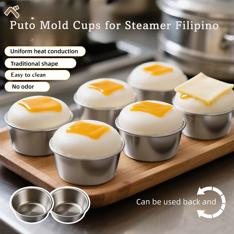 10pcs Puto Cake Mold Aluminum  - Kitchen Oven Baking Pans review and price