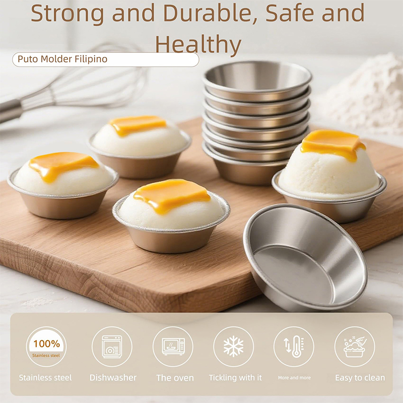 10pcs Puto Cake Mold Aluminum  - Kitchen Oven Baking Pans review and price