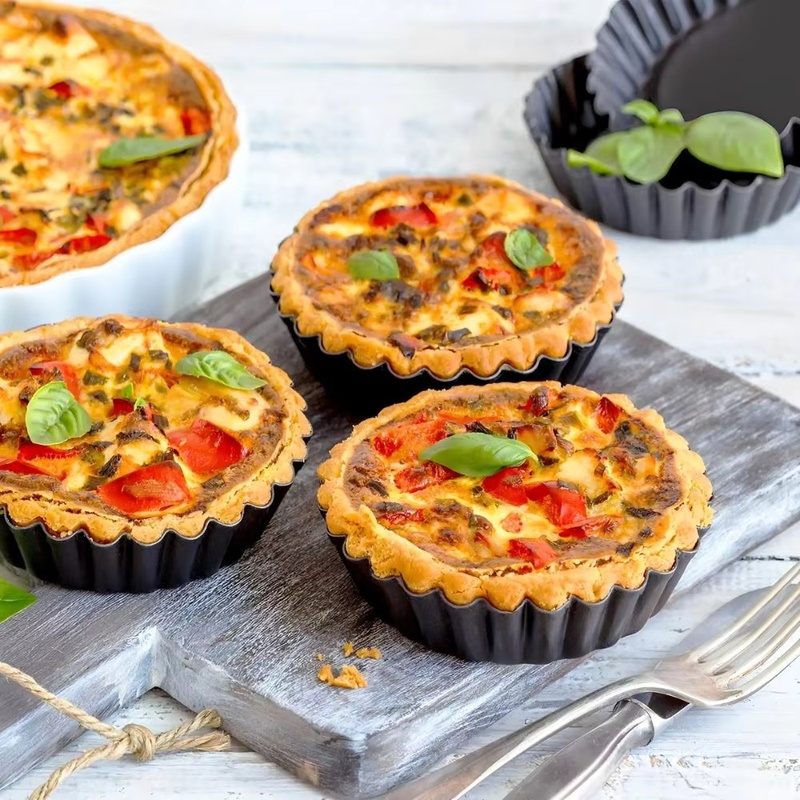 1pc Removable Bottom Fluted Ta - Kitchen Oven Baking Pans review and price