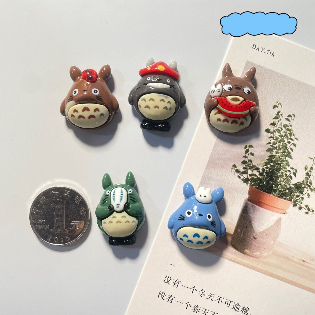 Totoro Anime Resin Fridge Magn - Kitchen Baking Organization review and price